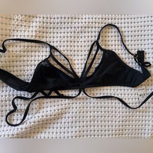 NWT Express Black Bikini Top